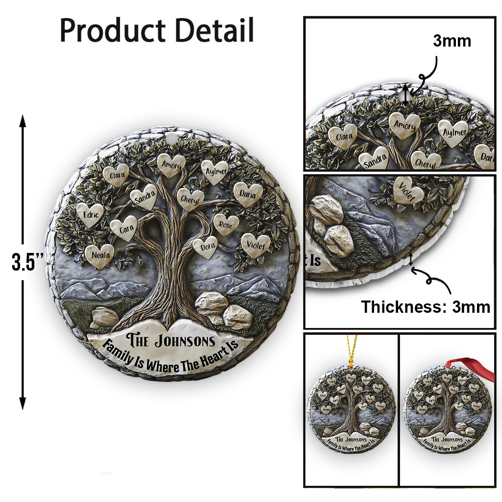 Frohe Weihnachten – Personalisierter Familienschmuck