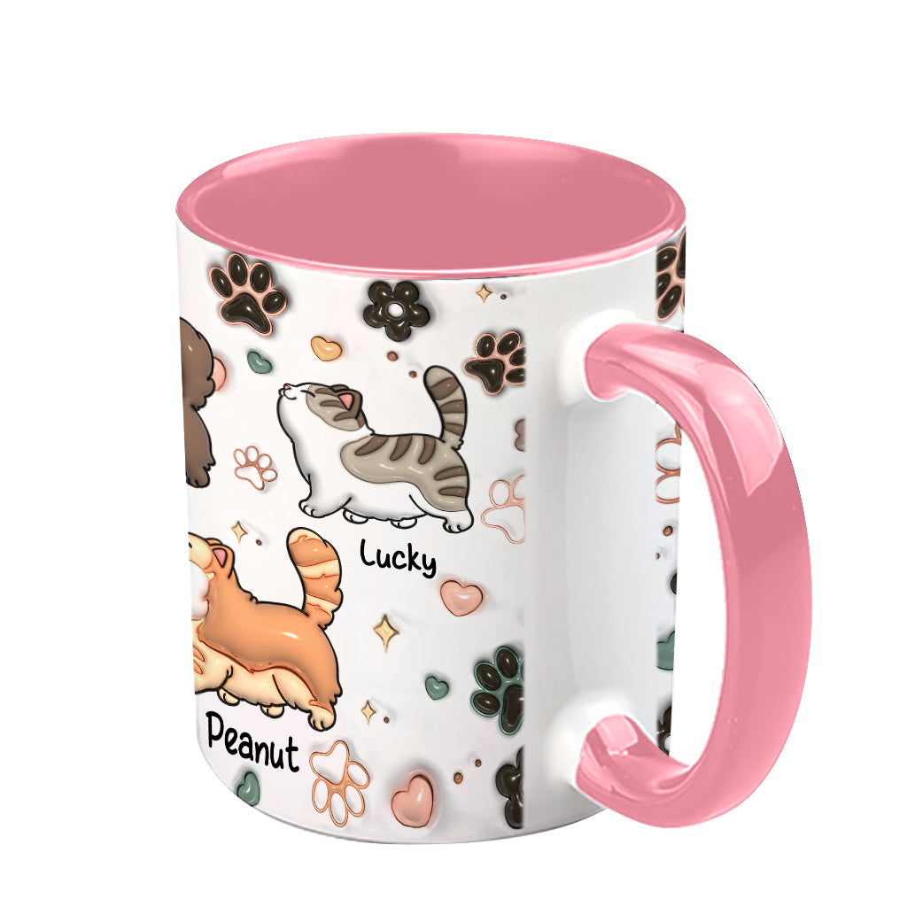 Winzige pelzige Herrscher – Personalisierte Tasse mit Katzenmotiv