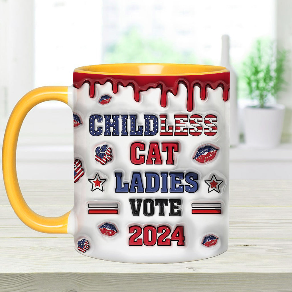 Childless Cat Ladies - Personalized Cat Accent Mug