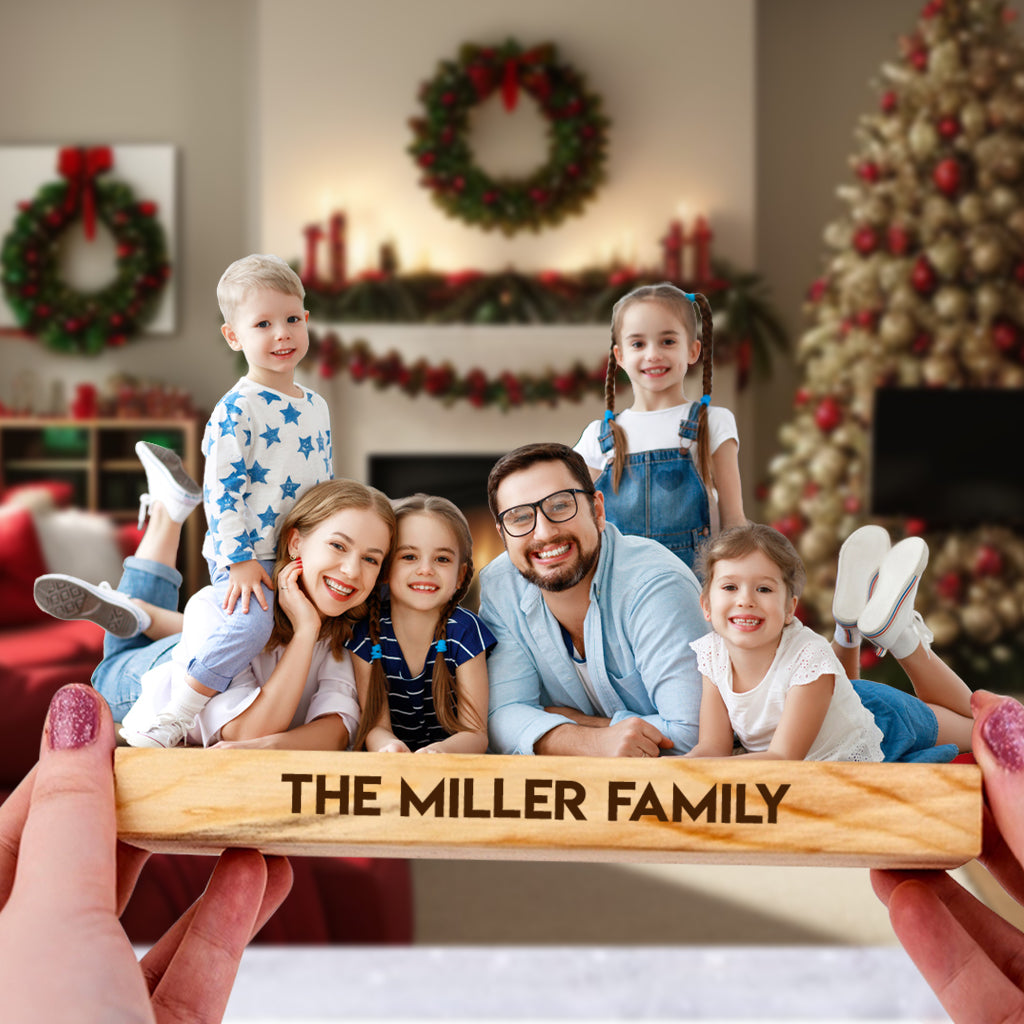 Individuelle Fotoplakette – Personalisierte Familienfotoplakette