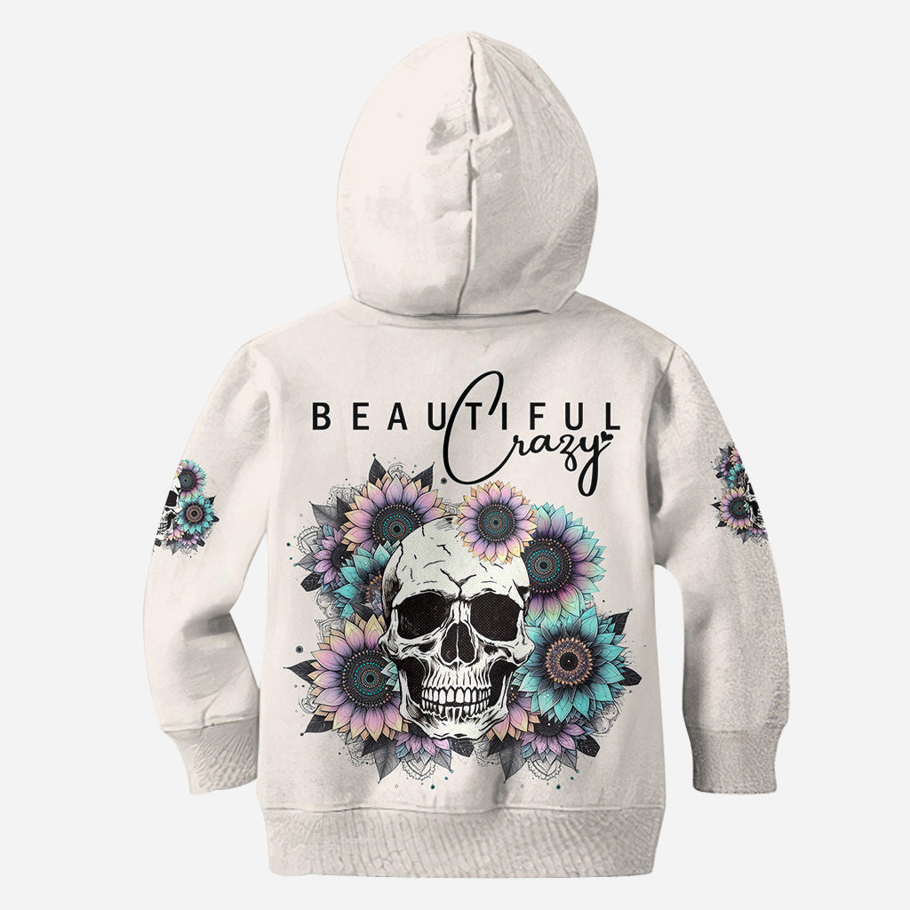 Wunderschön verrückt – personalisiertes Totenkopf-Shirt