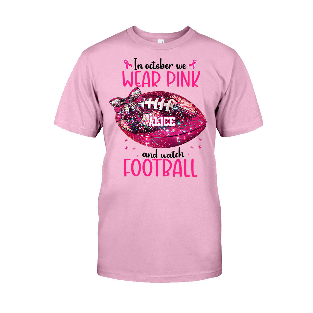 Im Oktober schauen wir zu – personalisiertes Fußball-T-Shirt und Hoodie