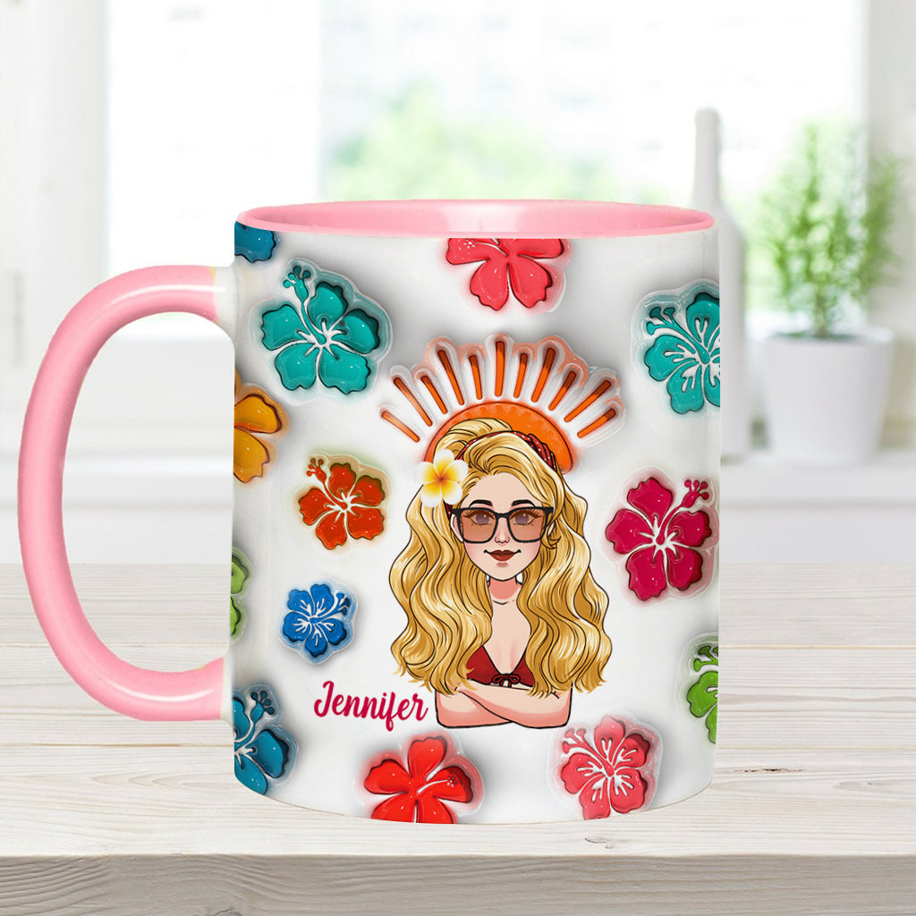 Sommerfeeling – Personalisierte Tasse für Meeresliebhaber