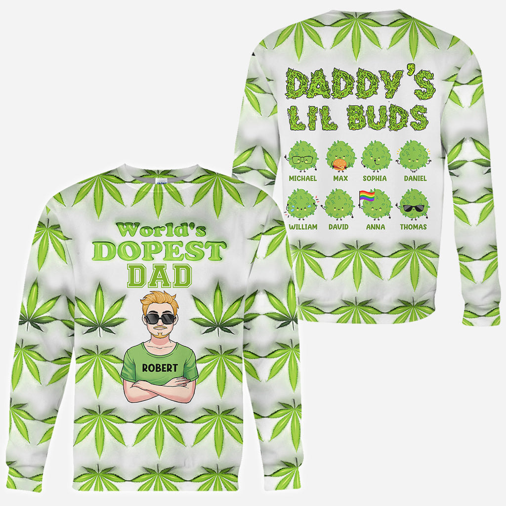 Der coolste Papa aller Zeiten – personalisiertes Vater-Shirt