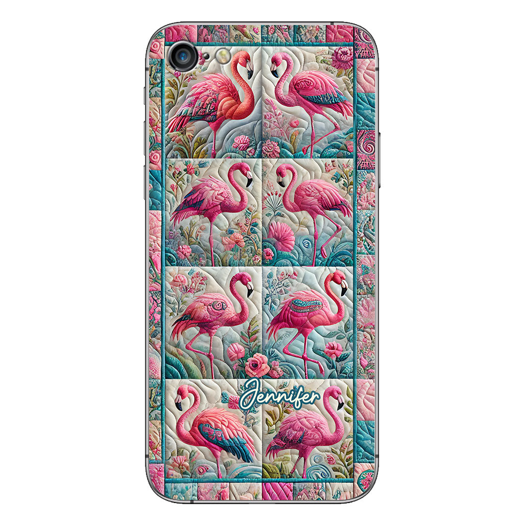 Vintage Flamingo – Personalisierte Flamingo-Handyhülle