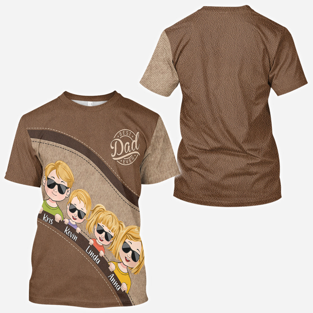 Papas Team – Unzerbrechliche Bindung – Personalisiertes Vater-Shirt