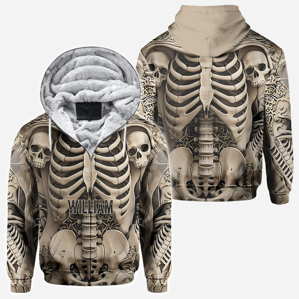 Totenköpfe lieben – Personalisiertes Totenkopf-Shirt