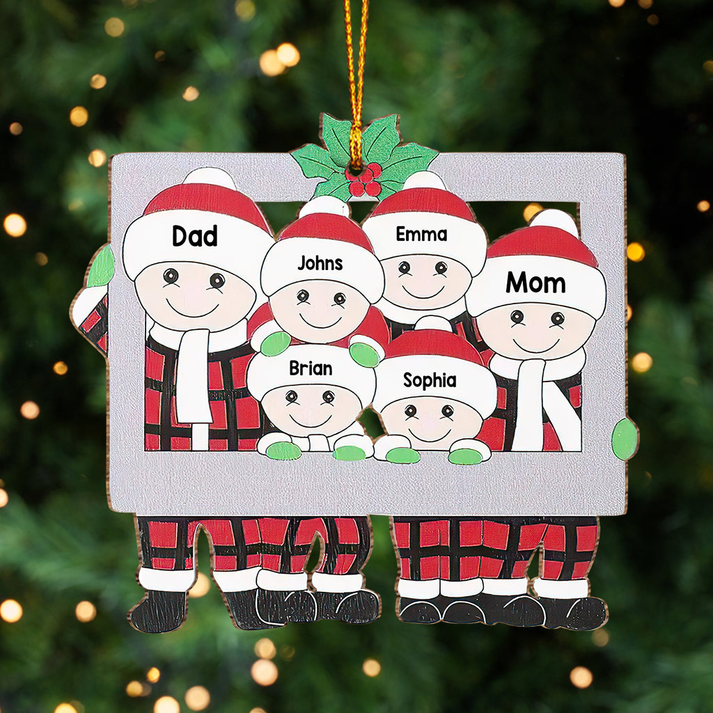 Frohe Weihnachten – Personalisierter Familienschmuck