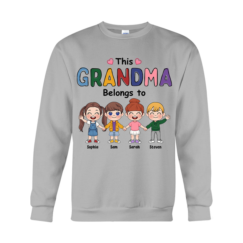 Dieses Oma-Shirt gehört zu – personalisiertes Oma-T-Shirt und Hoodie