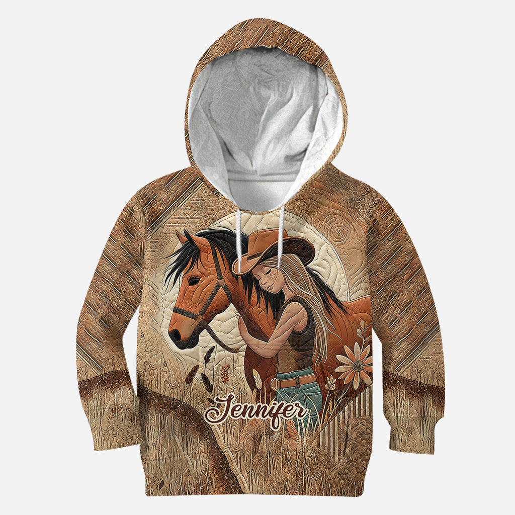 Pferdeliebhaber – Personalisierter Pferde-Hoodie und Leggings