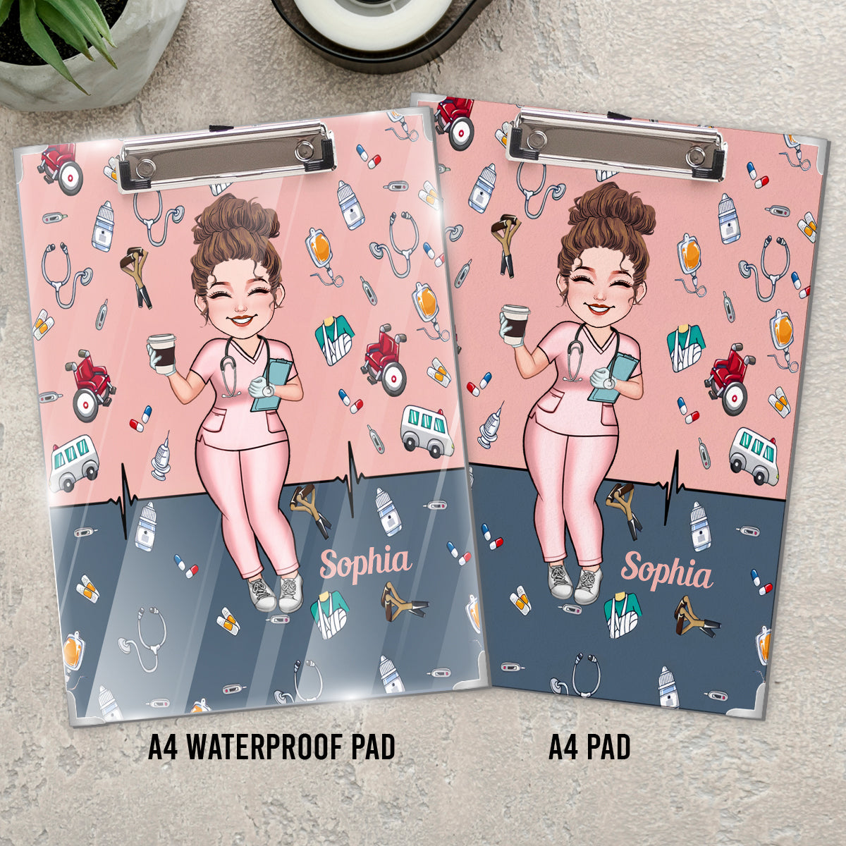 It’s A Beautiful Day To Save Lives - Personalized Nurse Clipboard