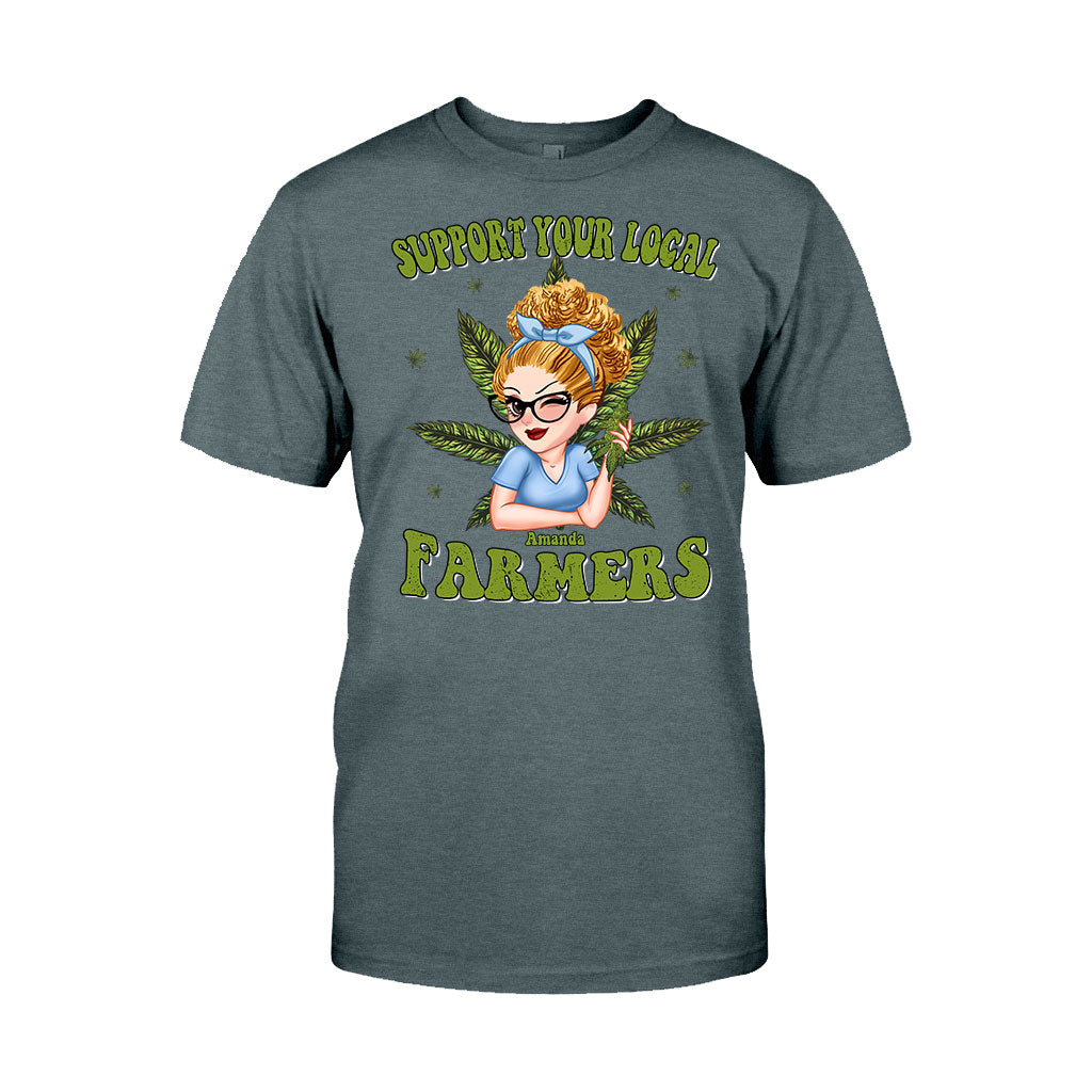 Support Your Local Farmers - Personalized Weed T-shirt And Hoodie