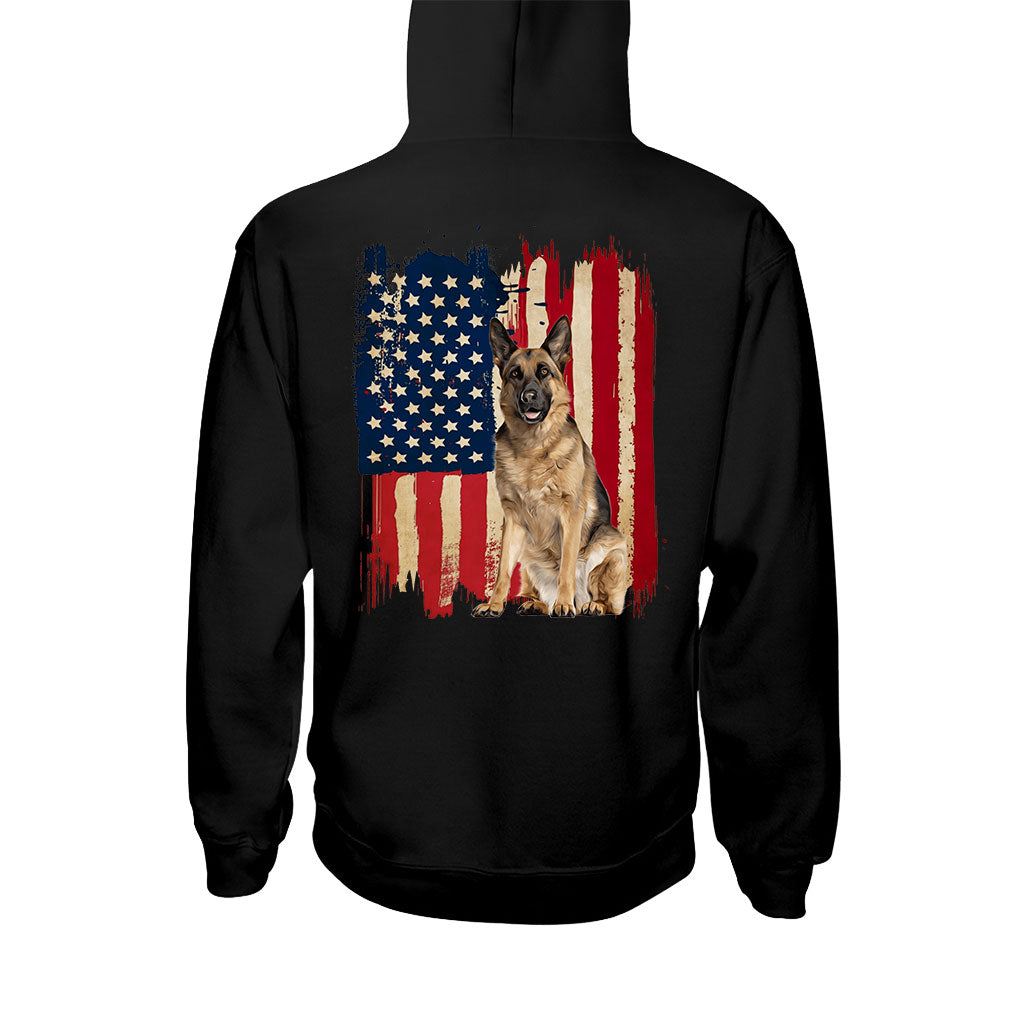 Welpenflagge – Personalisiertes Hunde-T-Shirt und Hoodie