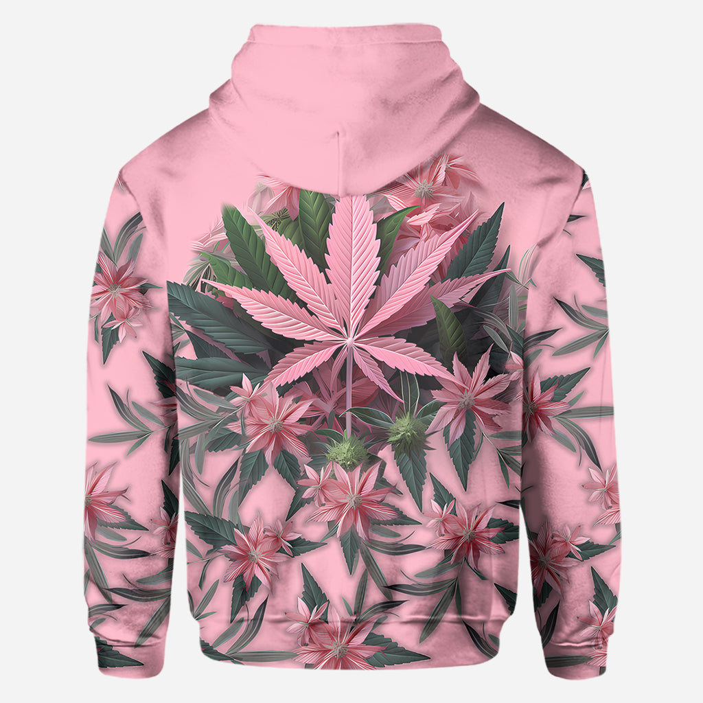 Pink Stoner Chick - Personalized Weed All Over Shirt
