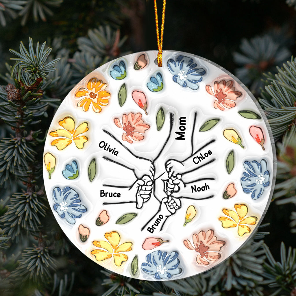Händchenhaltende Liebe – Personalisierter Mutterschmuck
