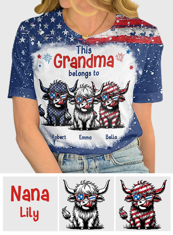 Dieses Oma-Shirt gehört diesen Süßen – personalisiertes Allover-Shirt