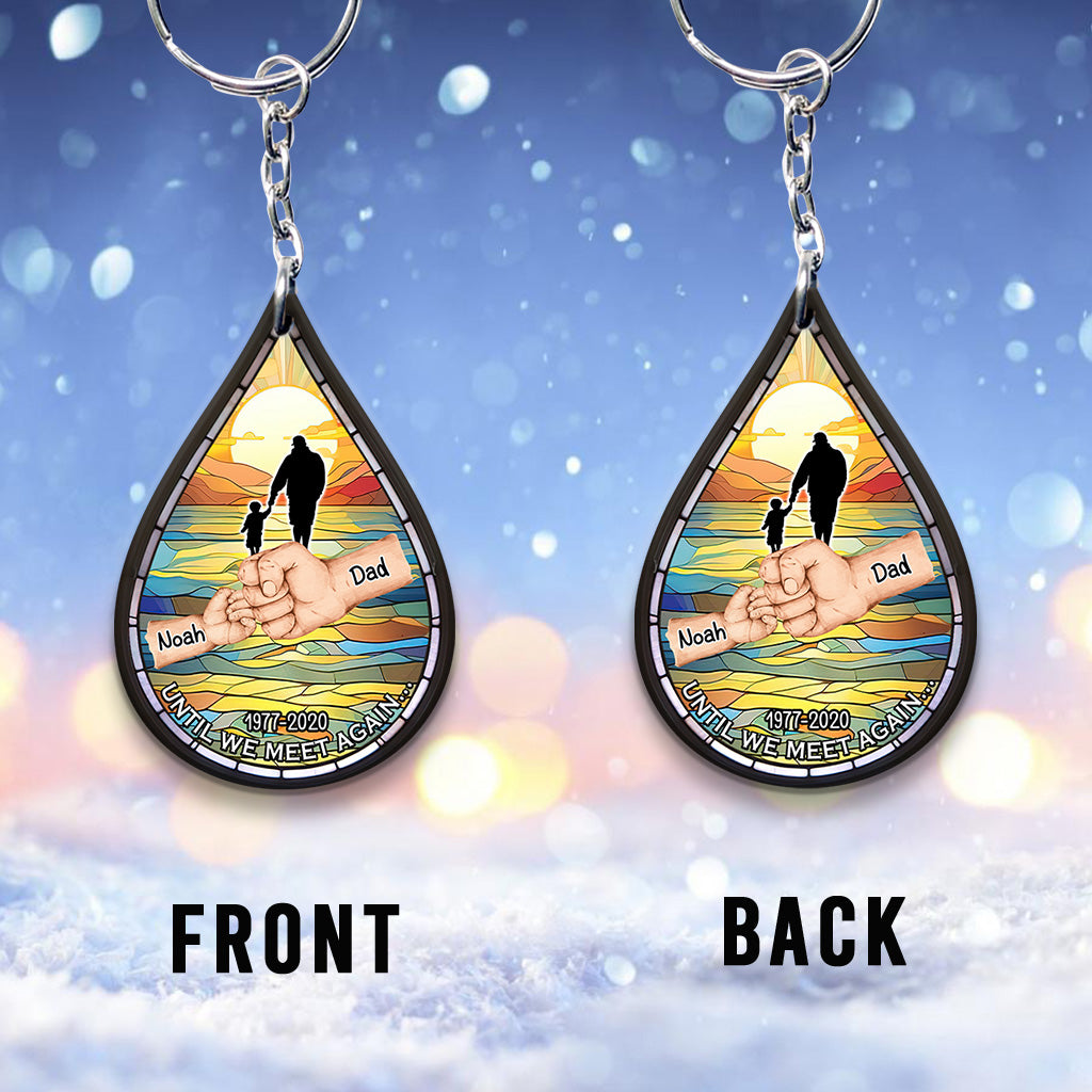 Until We Meet Again - Personalized Memorial Keychain