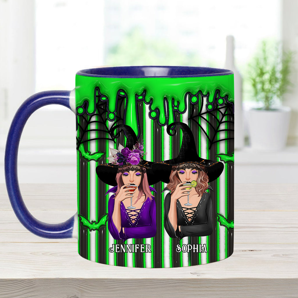 Wir sind seltsam und ungewöhnlich – personalisierte Tasse mit dem Aufdruck „Beste Freundin“.