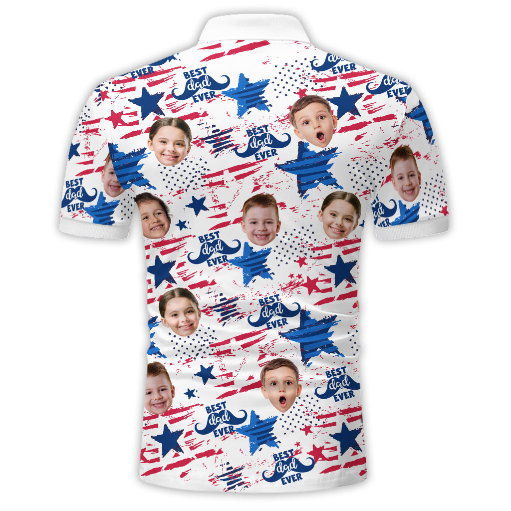 Best Dad Ever - Personalized Father Polo Shirt