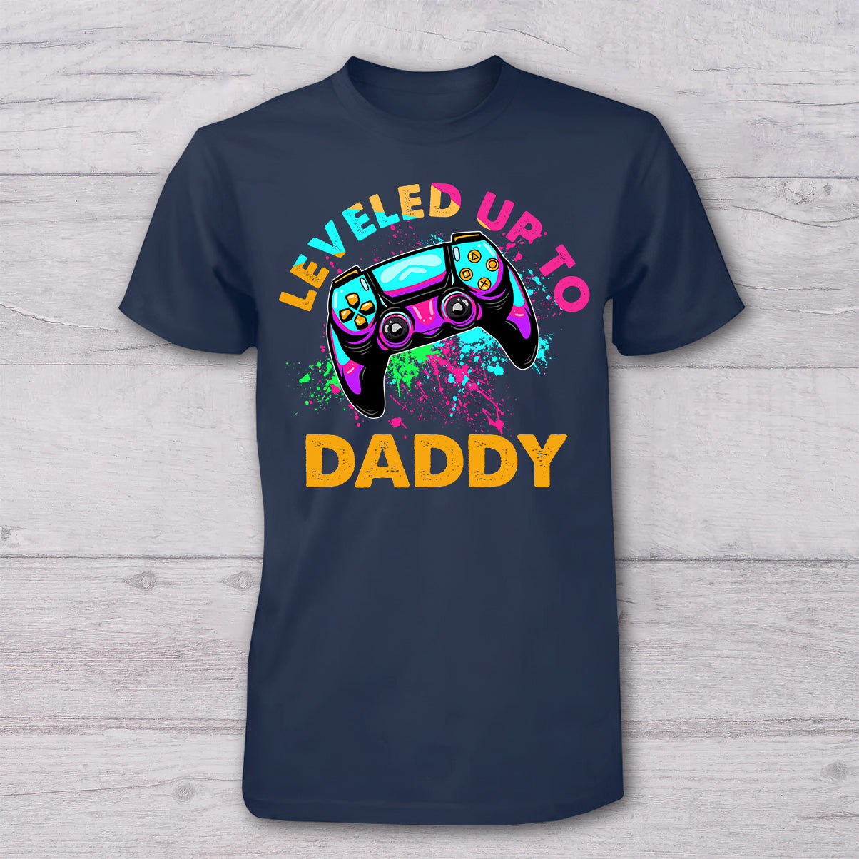 Werde zum Papa-Opa... - Personalisiertes Videospiel-T-Shirt und Babybody