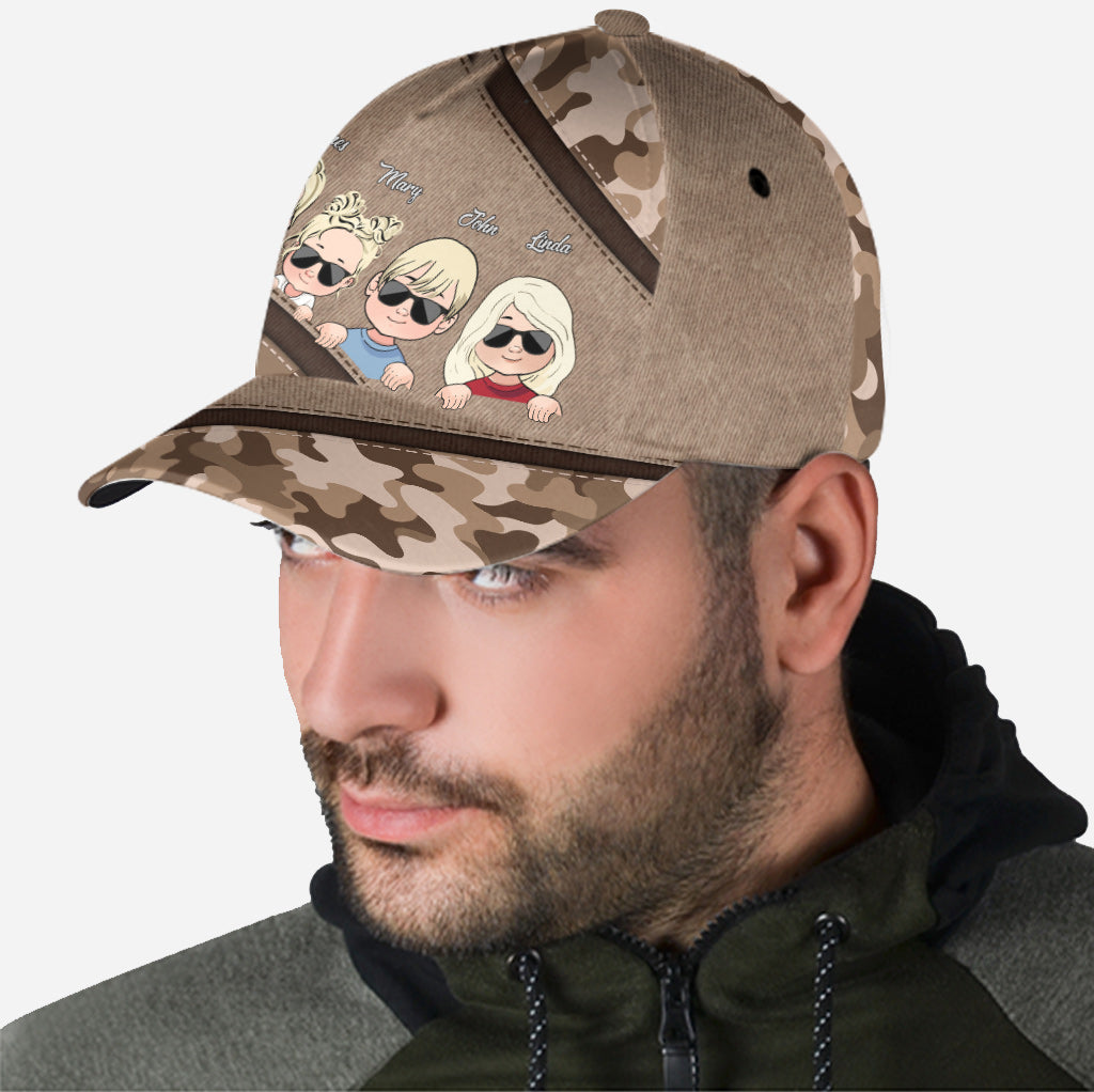 Bester Papa/Mama/Oma/Opa/Onkel... aller Zeiten – Personalisierte klassische Vaterkappe