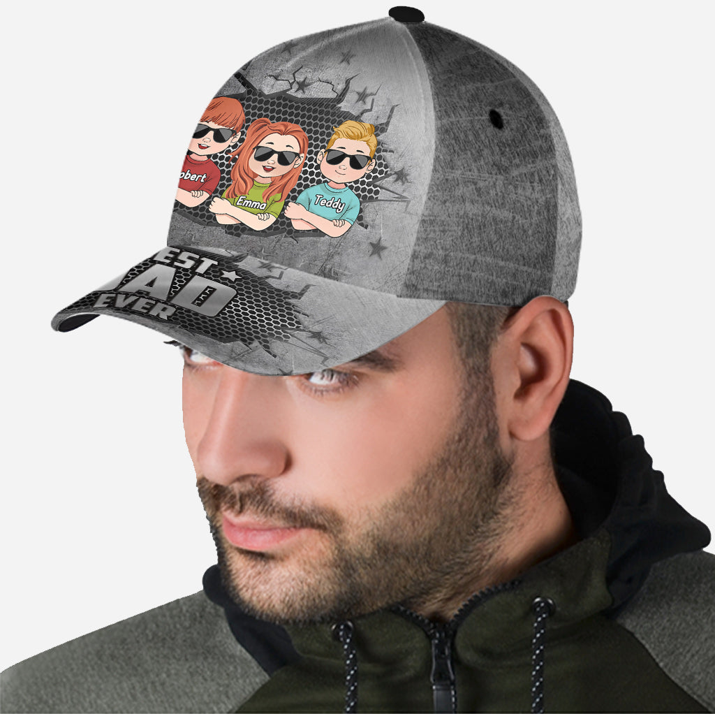 Bester Papa aller Zeiten – Personalisierte klassische Vaterkappe