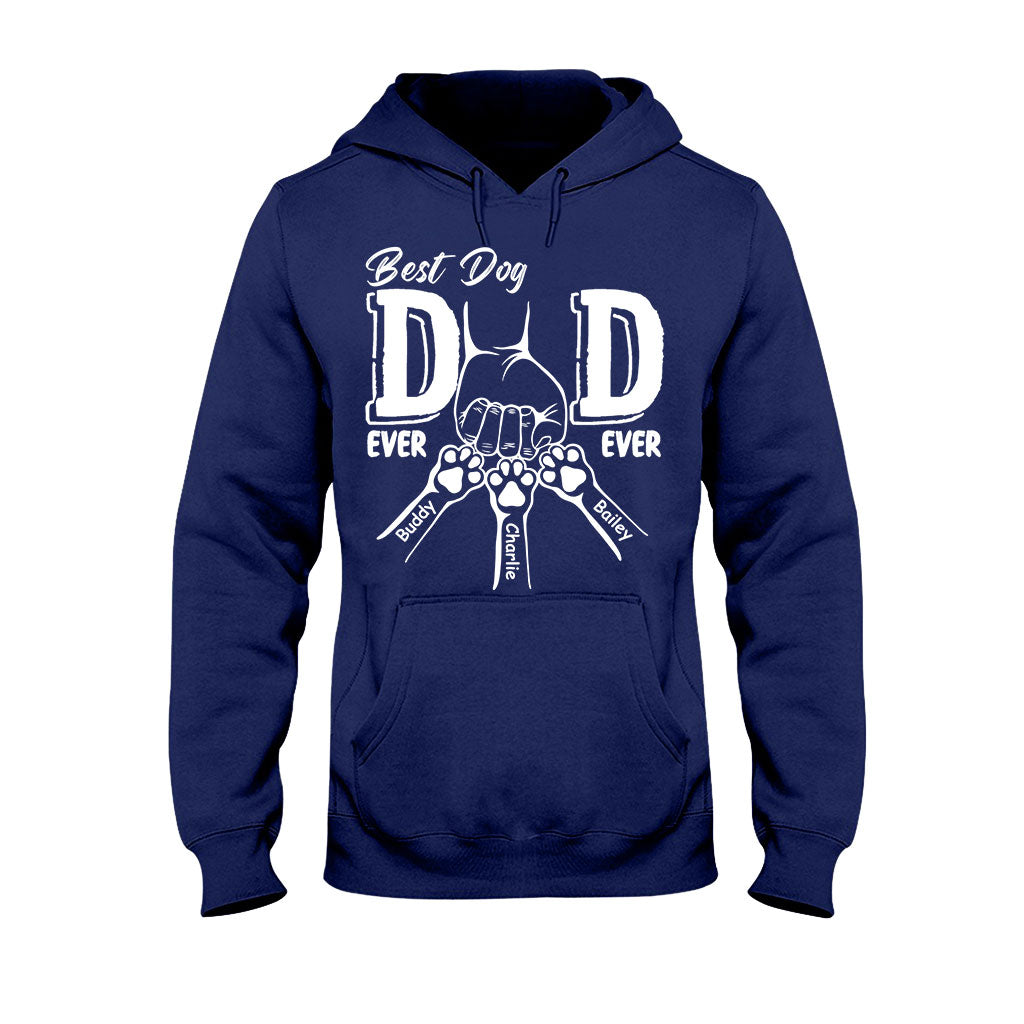 Der beste Hundepapa aller Zeiten – personalisiertes Hunde-T-Shirt und Hoodie
