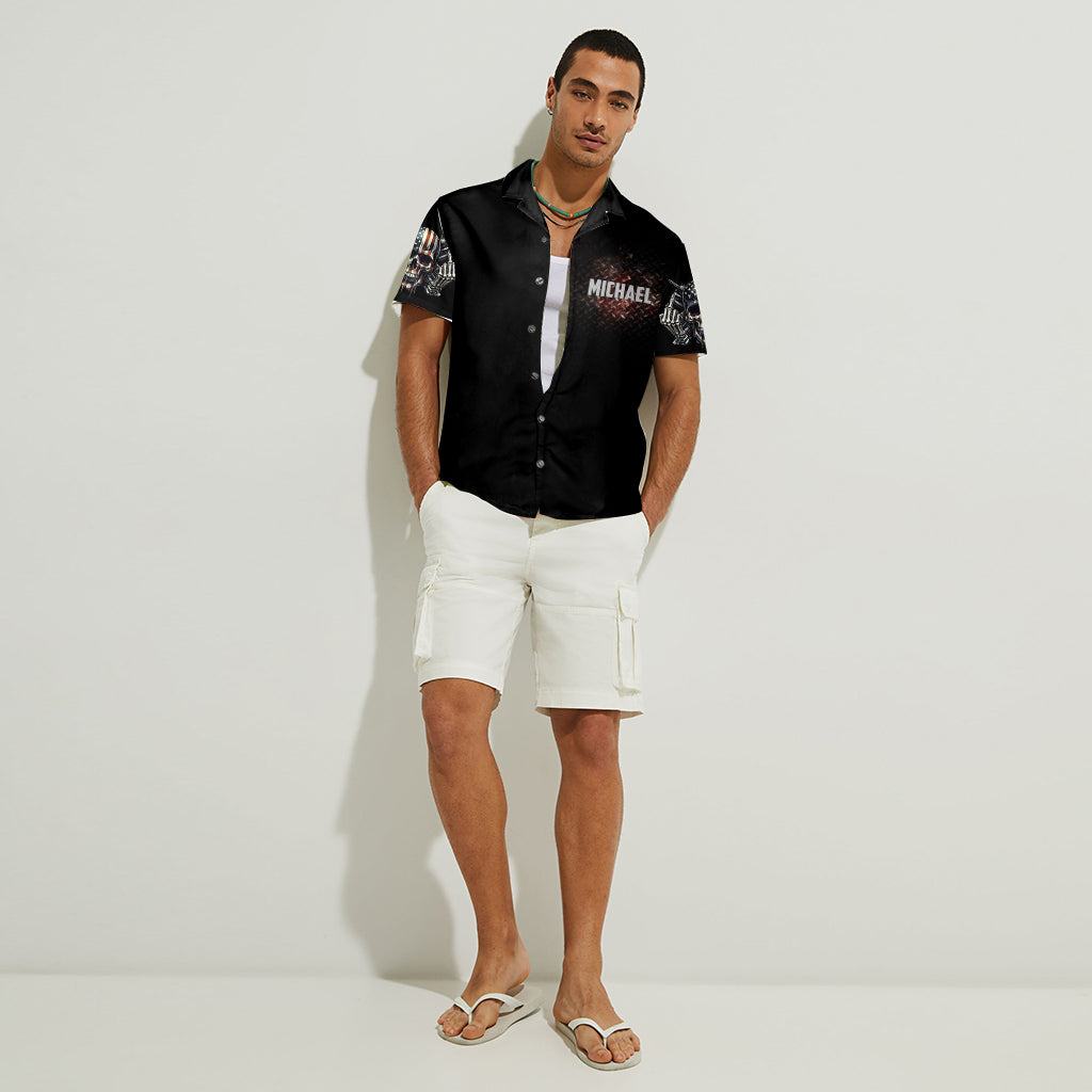 F*cking Around - Personalisiertes Totenkopf-Hawaiihemd