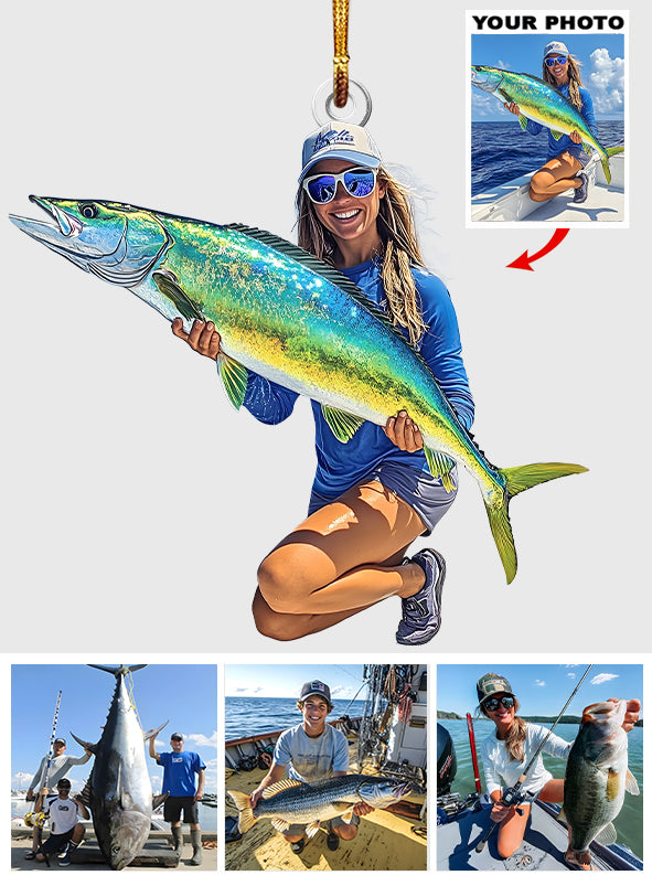 Individuell gestalteter Schmuck mit Foto – Personalisierter Angelschmuck in Sonderform