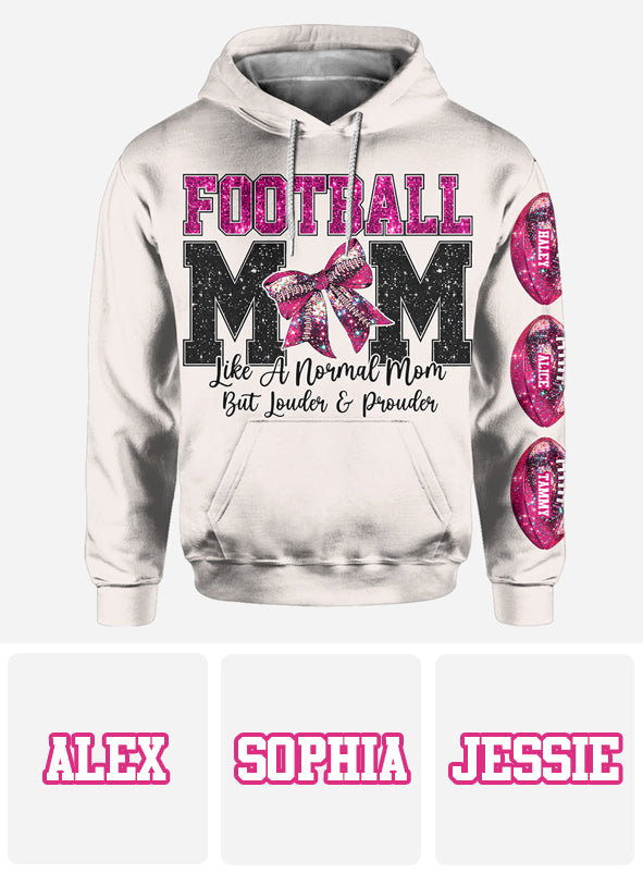 Fußballmama – Personalisiertes T-Shirt mit Fußballmotiv