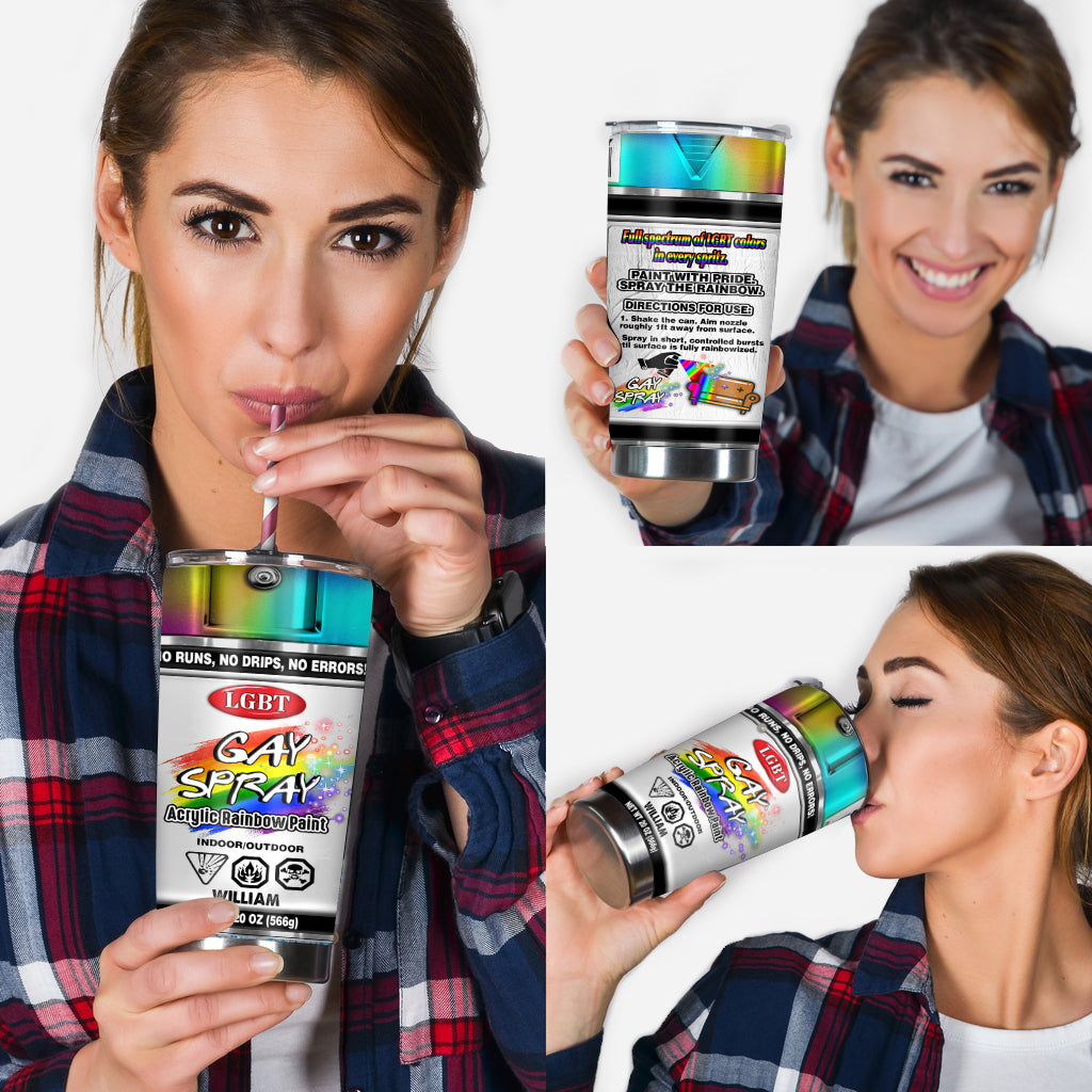 Gay Spray – Personalisierter LGBT-Unterstützungsbecher