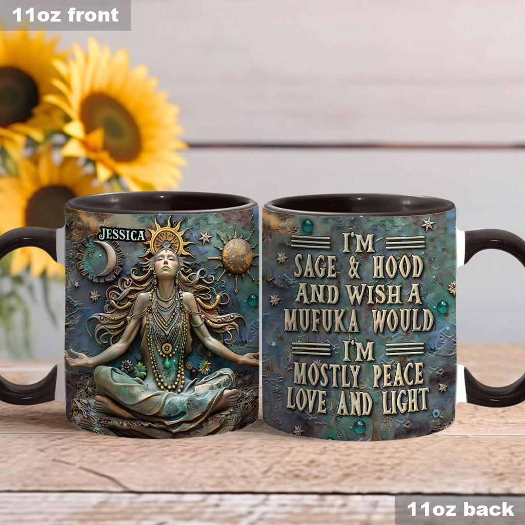 I'm Not Sugar And Spice - Personalized Yoga Accent Mug