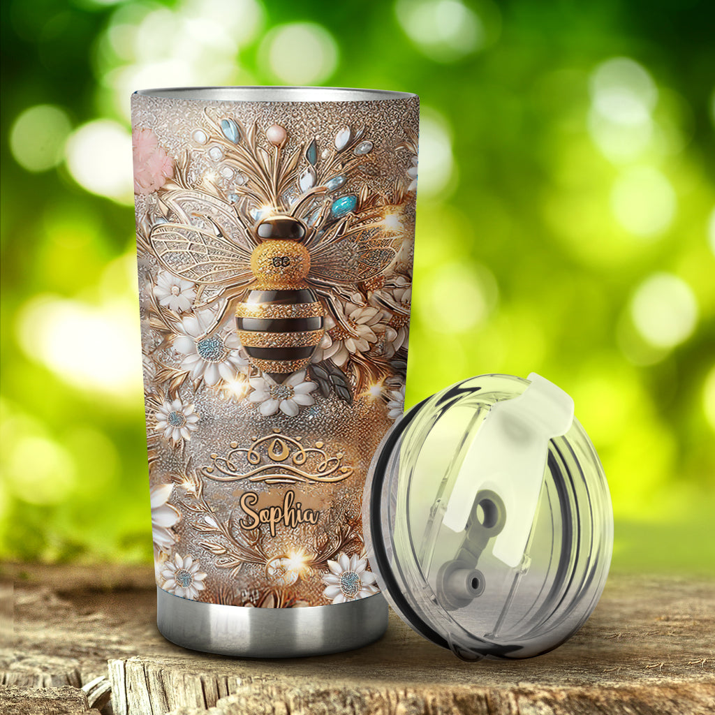 Queen Bee - Personalized Bee Tumbler