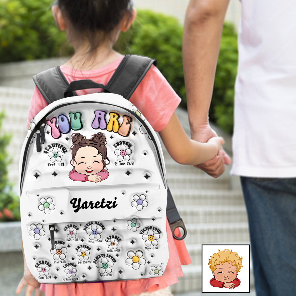 Du wirst immer geliebt – personalisierter Kinderrucksack