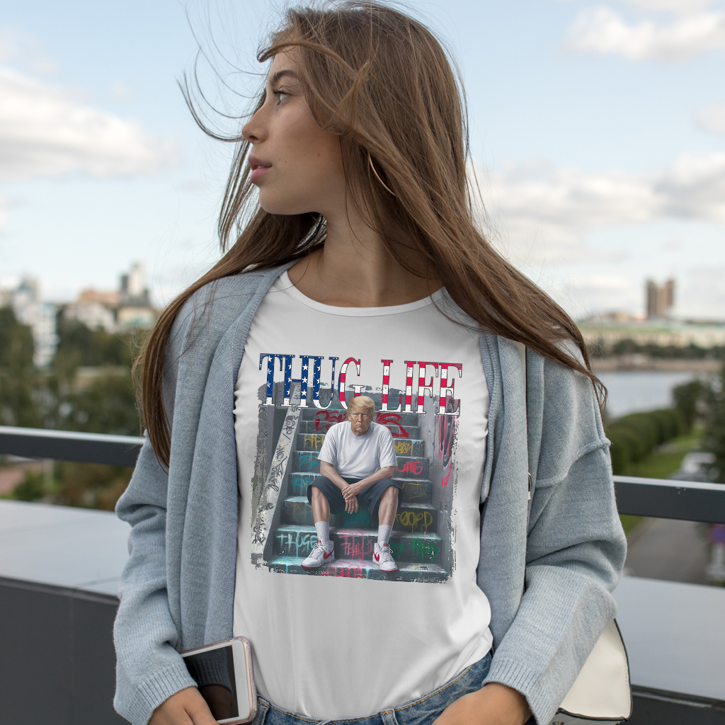 Thug Life Präsidenten-Shirt, Trum Thug Life T-Shirt, Präsidenten-T-Shirt, Wahl-Shirts, Präsidenten-Shirt, Unabhängigkeitstags-Shirt |