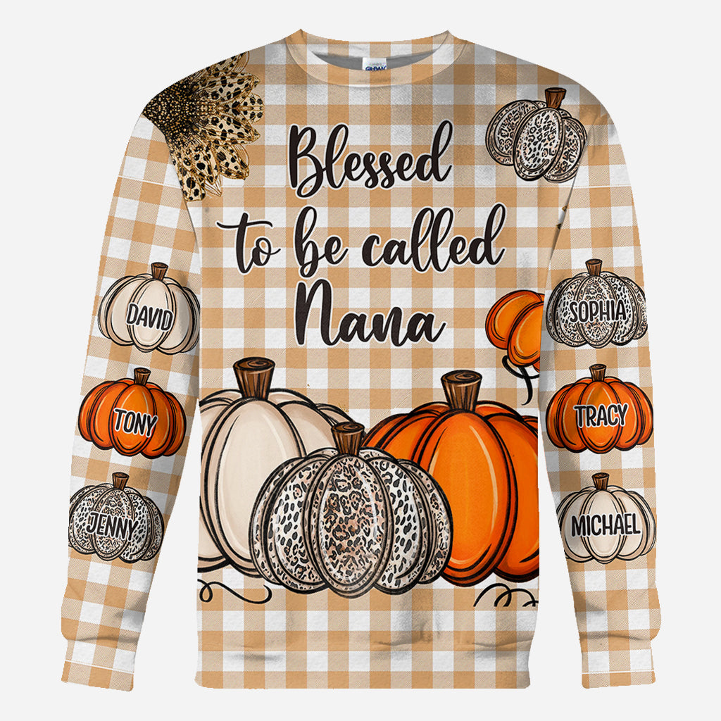 Grandma's Little Pumpkins Any Title - Personalized Grandma All Over Shirt