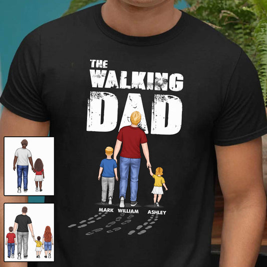 Der wandelnde Papa – Personalisiertes Vater-T-Shirt und Hoodie