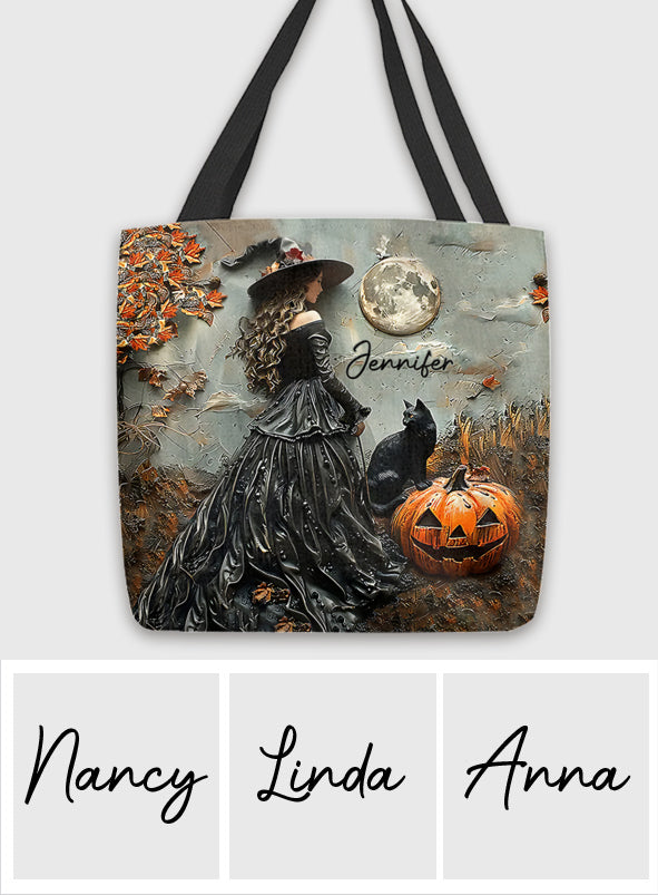 Beautiful Witch - Personalized Witch Tote Bag