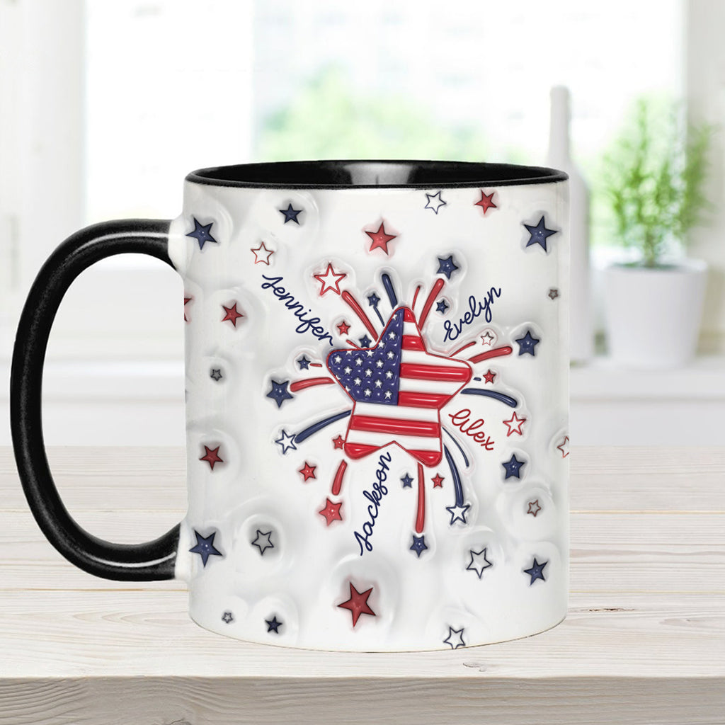 Omas kleiner Stern zum 4. Juli – personalisierte Tasse mit Oma-Motiv