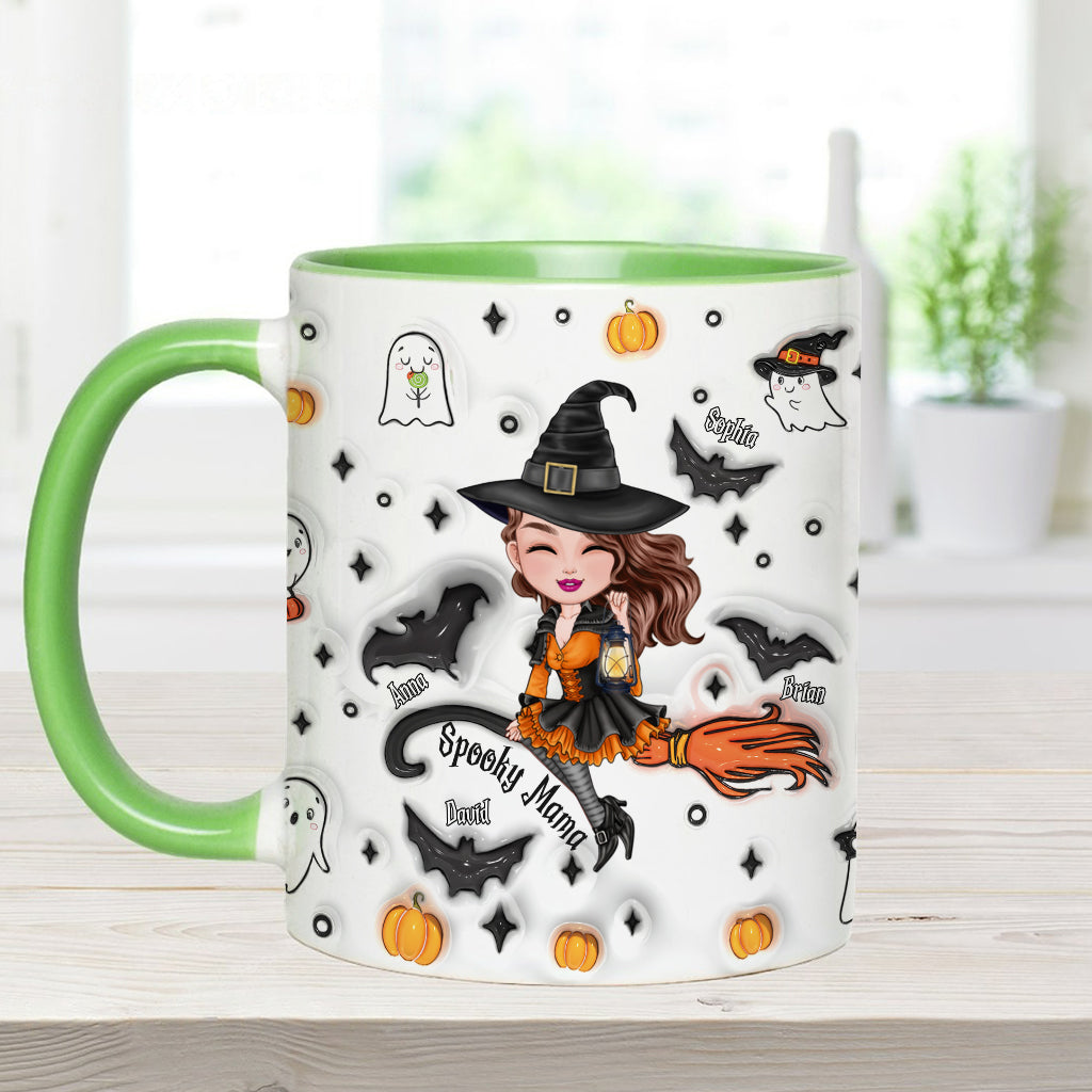 Gruselige Mama - Personalisierte Tasse mit Muttermotiv