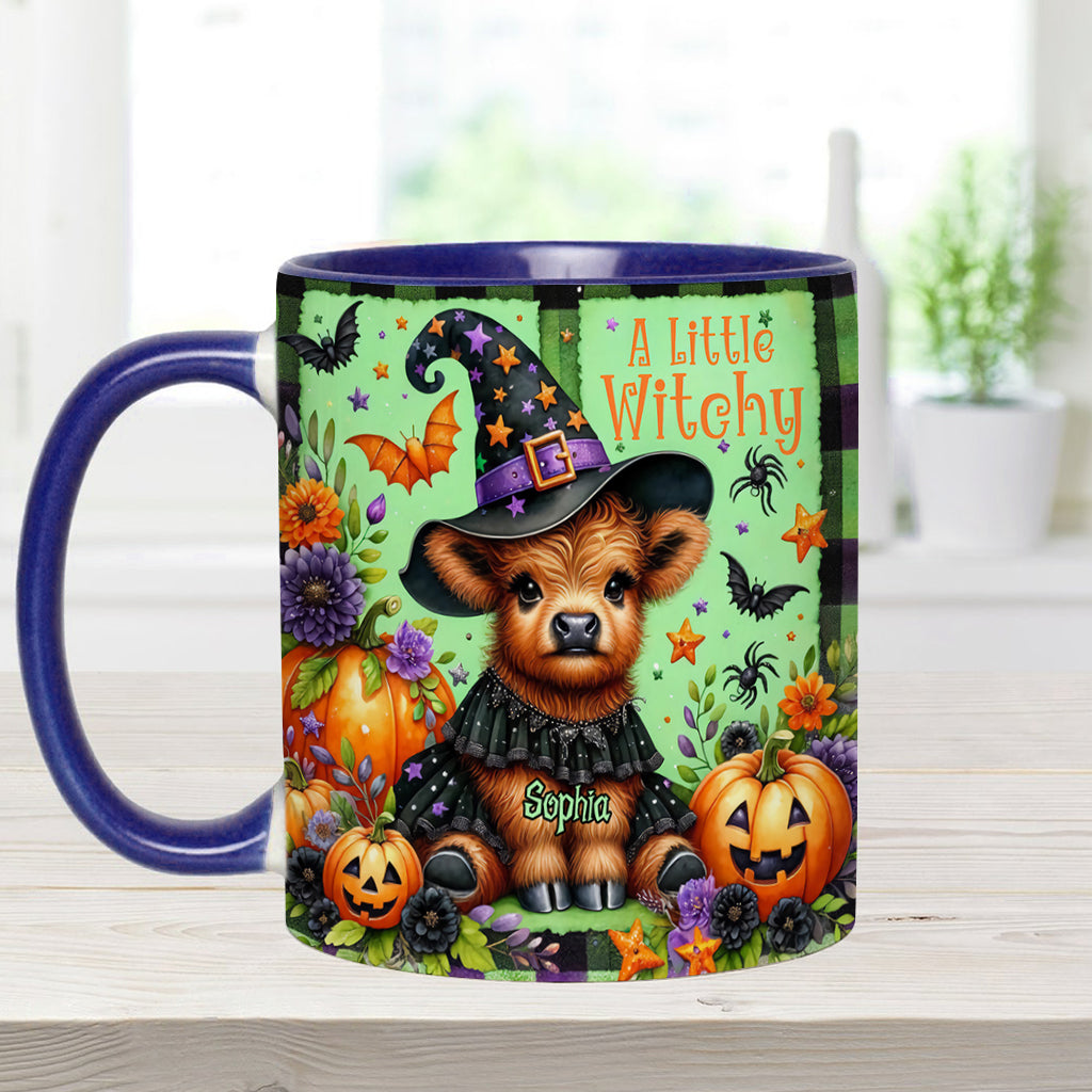 A Little Witch - Personalized Accent Mug