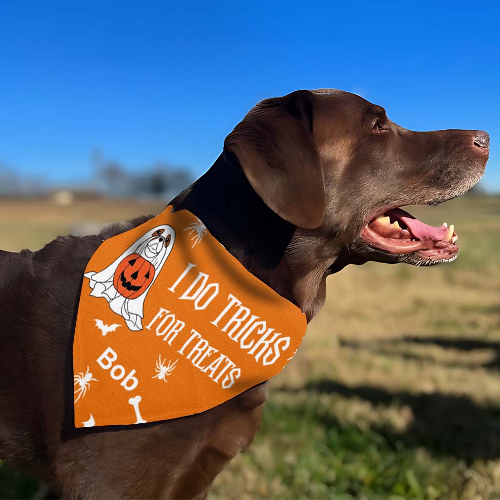 I Do Tricks for Treats - Personalized Dog Pet Bandana