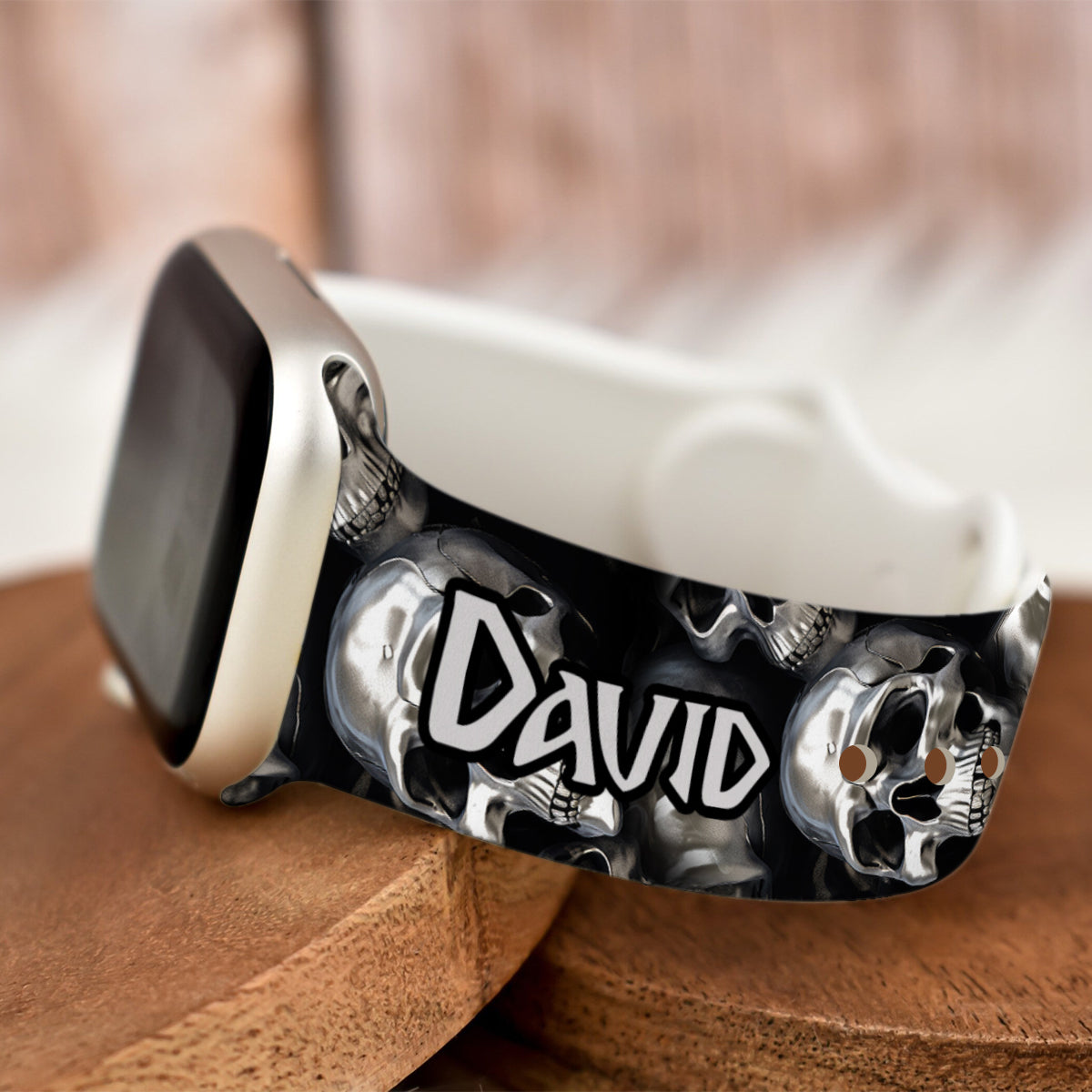 3D Metallic Skulls - Personalized Skull Apple Watch Band