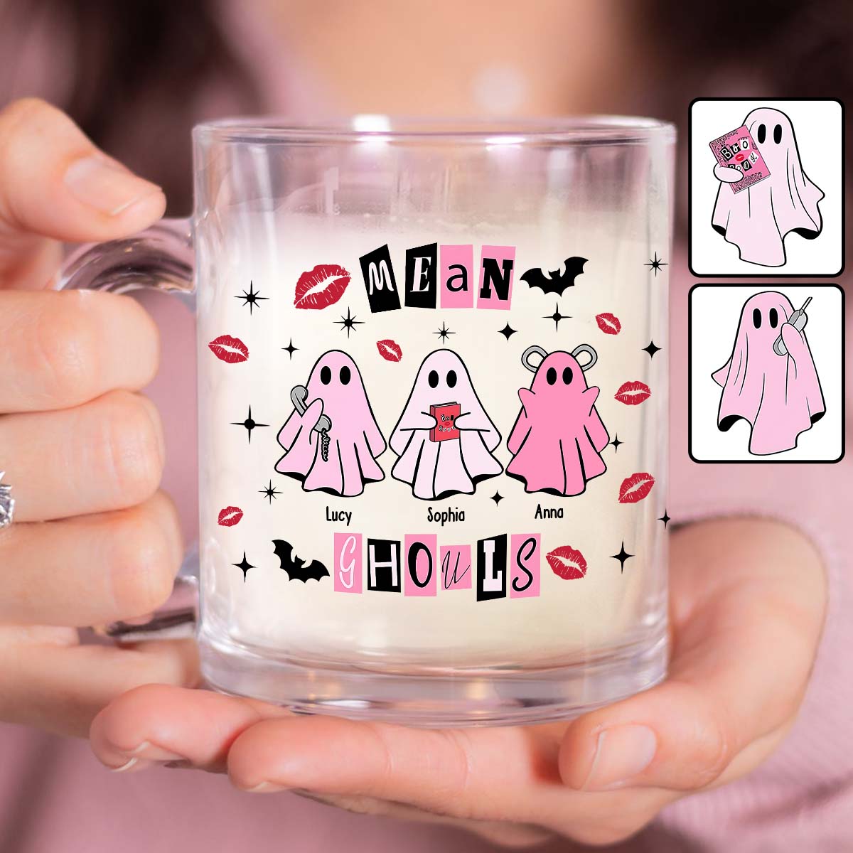 Mean Ghouls - Personalisierter Bestie-Glasbecher