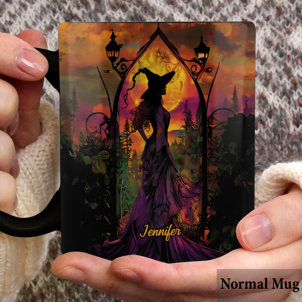 Wunderschöne Hexe – personalisierte Hexentasse