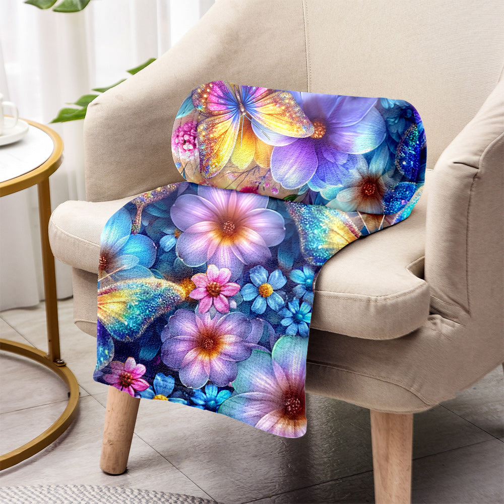 Wunderschöne Schmetterlinge – personalisierte Schmetterlingsdecke