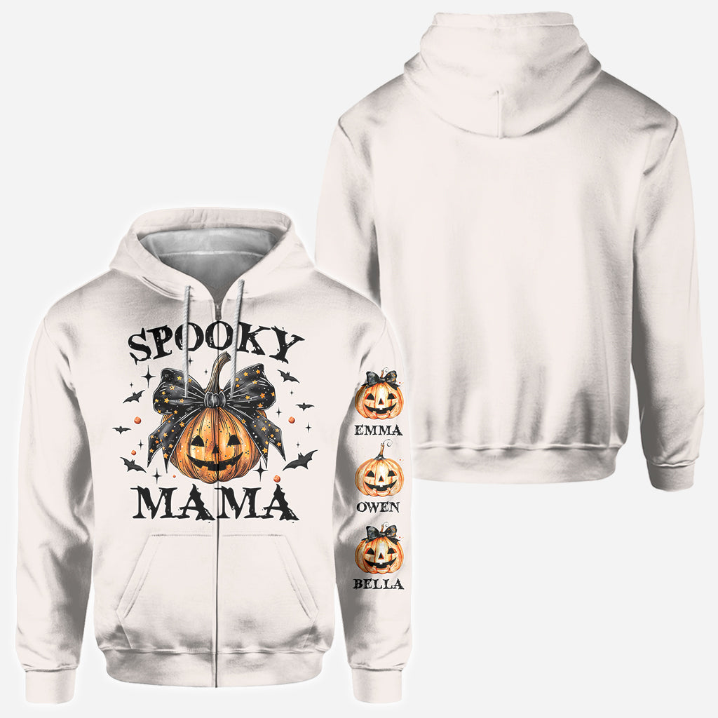 Gruselige Mama – Personalisiertes Mutter-Shirt