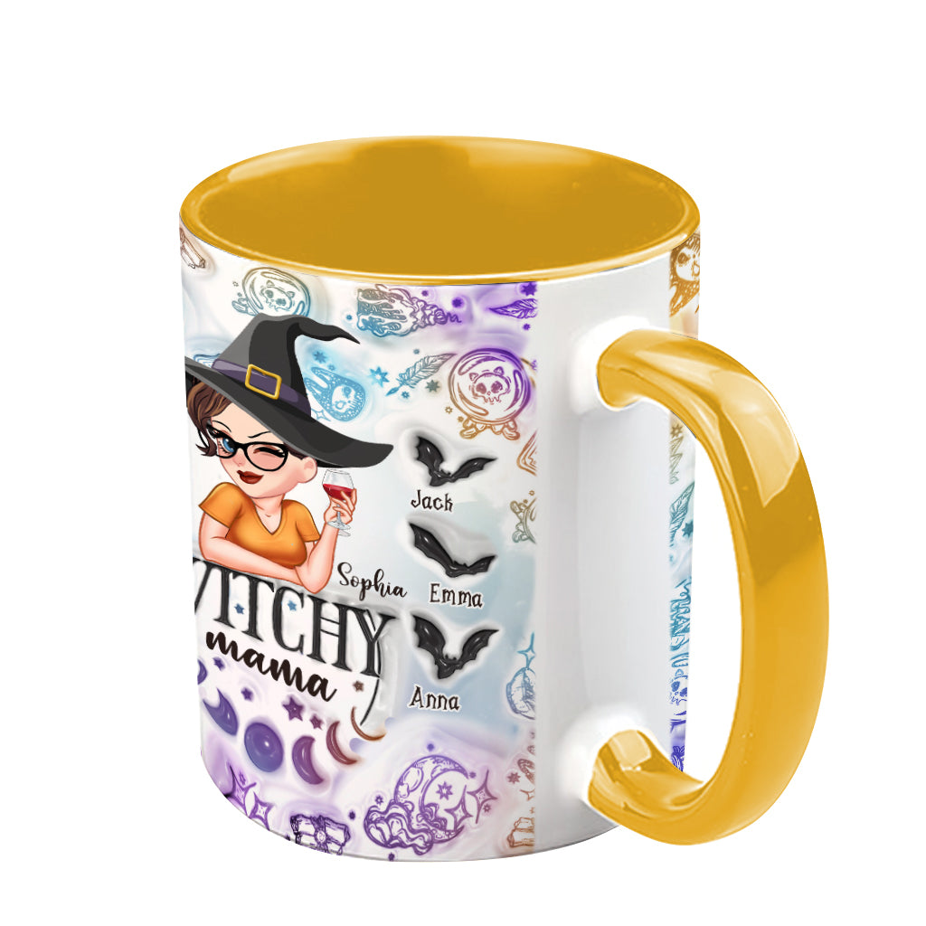 Witchy Mama Grandma - Personalized Witch Accent Mug