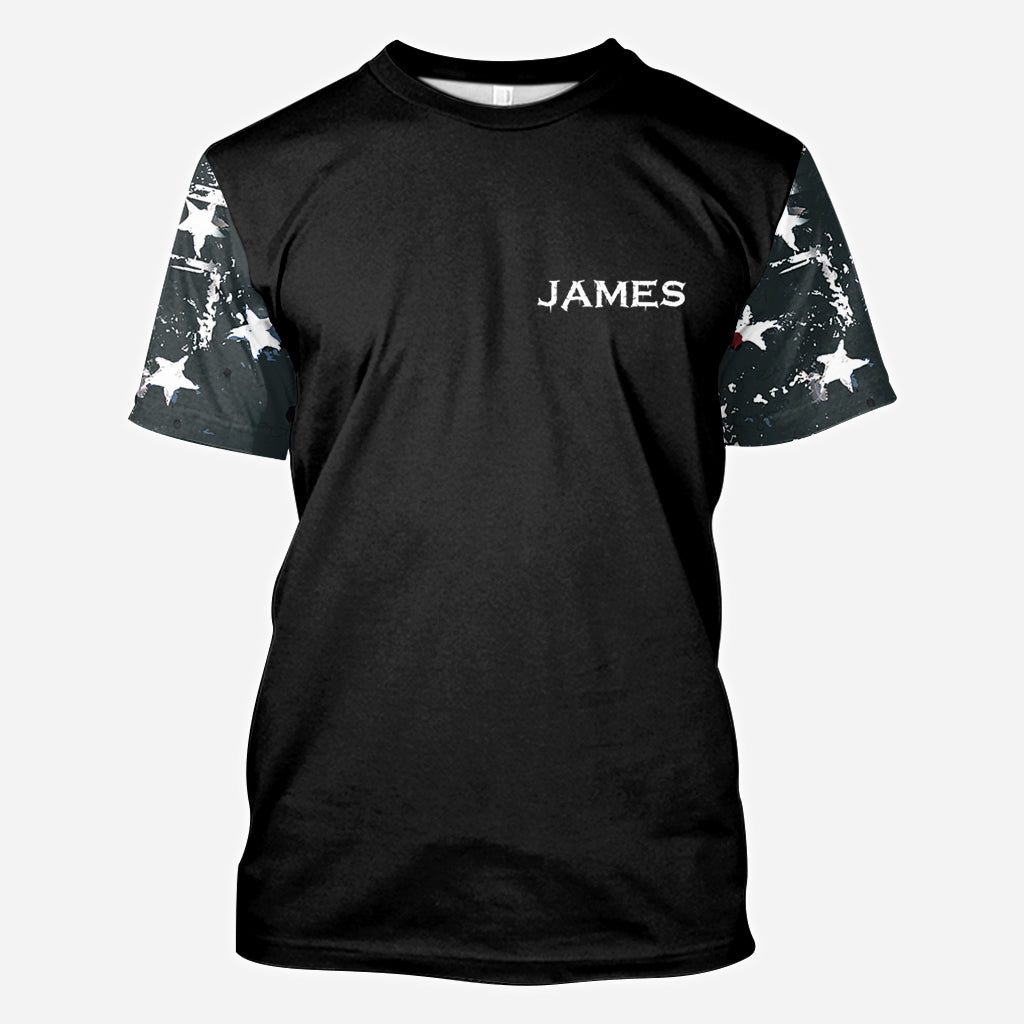 Je näher ich der Natur komme, desto mehr bin ich der Vater von Idioten – personalisiertes Jagd-T-Shirt