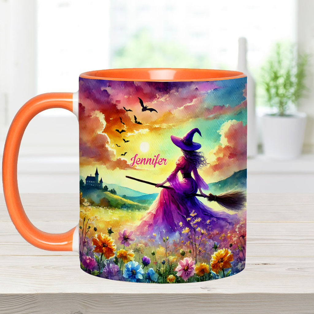 Wunderschöne Hexe – Personalisierte Tasse mit Hexenmotiv